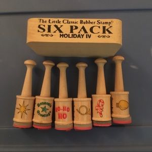 Holiday Stamps - Little Classics set of 6 with Free desk tray!